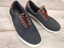 Matalan Navy Canvas Mens Pumps Trainers Shoes UK 9 EUR 43