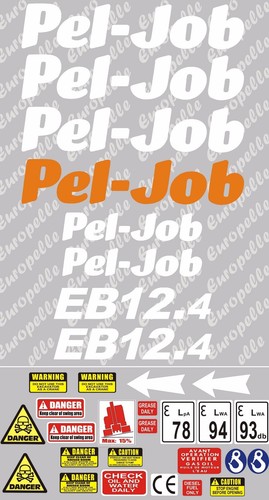 Decal sticker set peljob - decal,