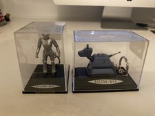 NEW DR WHO CYBERMAN AND K-9 DIECAST KEYRINGS IN BOX