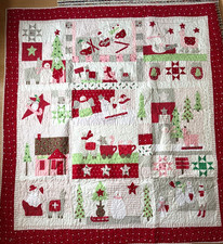 Bunny Hill Designs "Merry Merry Snowdays" quilt (shop sample)