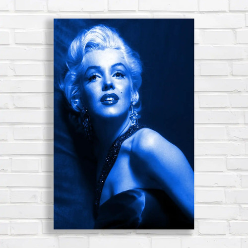 Glamorous marilyn monroe - monroe, blue
