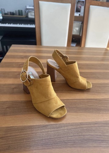 Women faux suede mustard - women’s,