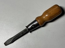Vintage Wooden Handled Flat