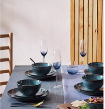 Habitat Navy Reactive Glaze 12