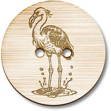 'Flamingo Standing in Water'