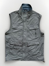 Columbia Titanium OmniShield Utility Grey Embroidered Button Up Vest Mens Medium