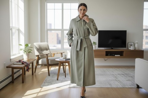 Burberry trench coat full - trench,