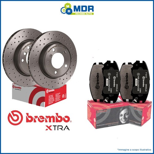 Perforated discs front - +,