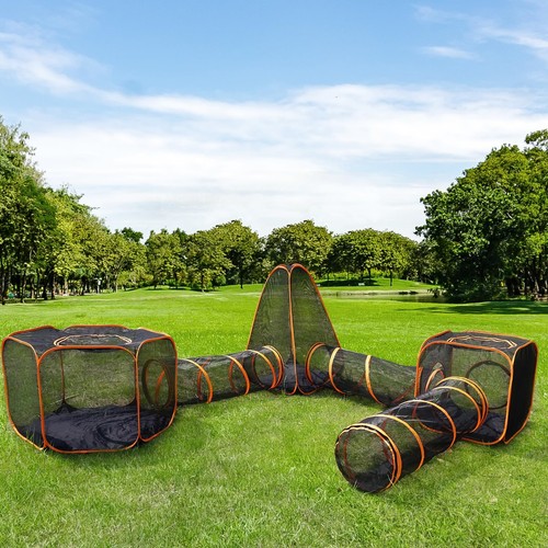 Big pet cat dog - in, playpen