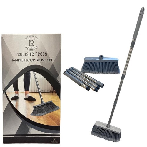 Stainless steel handle broom - stainless,