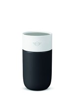 MINI Genuine Travel Mug Colour Block 300ml Black White Grey Vacuum Insulated