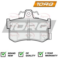 Brake Pads Set Rear Torq Fits