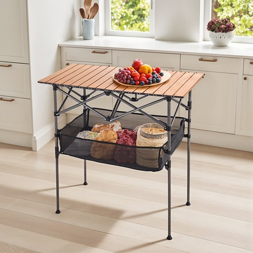 Folding camping table - camping,