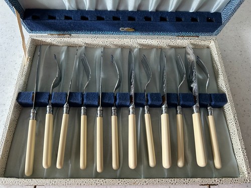 Vintage stainless bone - stainless, /bone