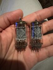 TELEFUNKEN ECC82 DIAMOND 1970'S SMOOTH PLATE TUBE VALVE TESTED 100 MATCHED PAIR