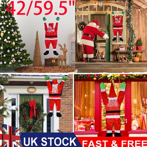 Climbing hanging santa claus - climbing,