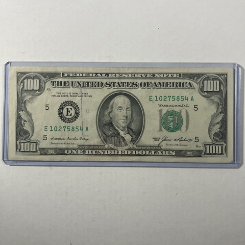 Old 100 dollar bill - bill, (1985)