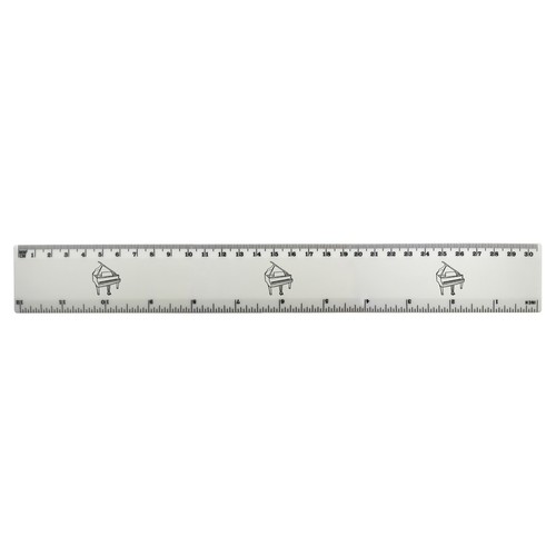 Grand piano white plastic - 'grand,