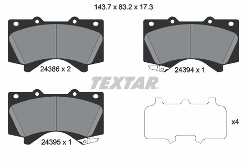 Brake pad set disc - brake, set,