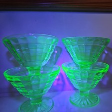 Vintage uranium vaseline green