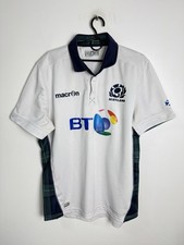 SCOTLAND NATIONAL TEAM RUGBY UNION SHIRT JERSEY MACRON SIZE XL ADULT
