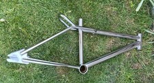 Original old skool chrome freestyle bmx frame late 80s - early 90s