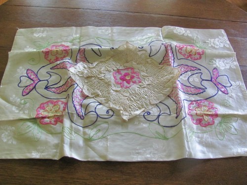 Vintage wwii era silk satin - wwii,
