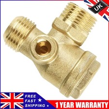 NEW Air Compressor Valve Non Return Check Valve Spare Parts Tube Connector Tool