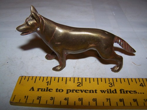 Vintage brass figure - brass,