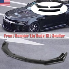 For Vauxhall Corsa D VXR Glossy Black Front Bumper Chin Lip Splitter Spoiler Kit