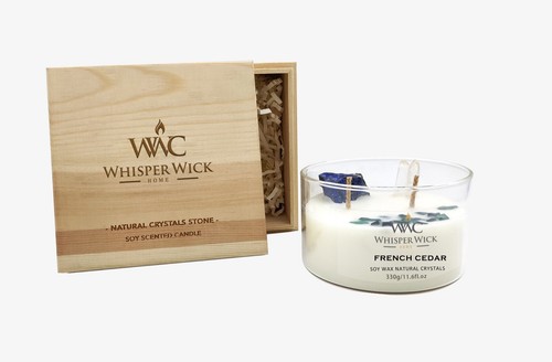 Crystal candle jar wick - candle,
