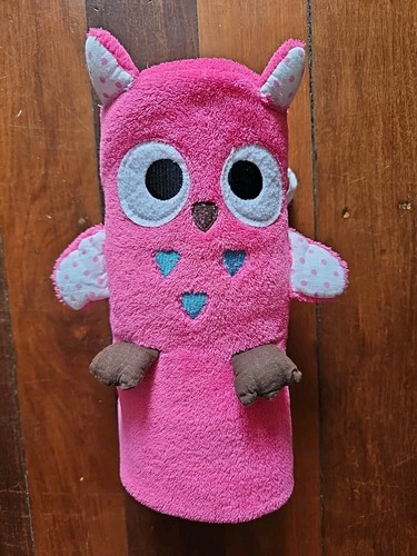 Pink owl blanket - pink,