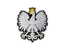 Poland/Polish eagle emblem - a large patch on the back Patch/Badge Embroidered