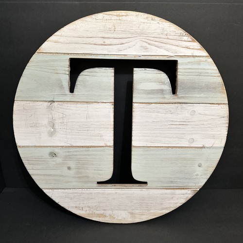 Wooden initial wall - wall, decor