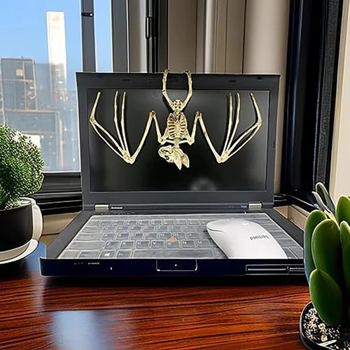 Halloween bat skeleton - halloween,