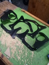 BSA A7 A10 Swinging Arm engine plates full set powder coated 