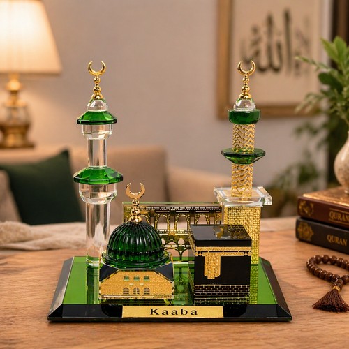 Islamic crystal glass kaaba - islamic,