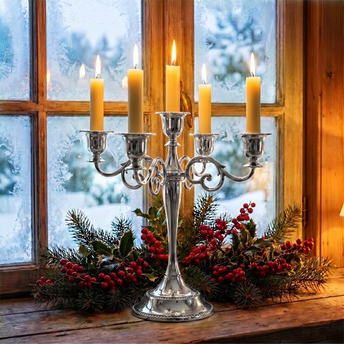 Vintage candle holder arm - candle,