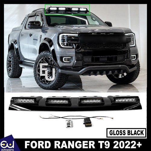 Gloss black led front roof - led,