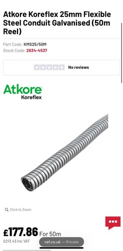 Atkore koreflex 25mm - koreflex,