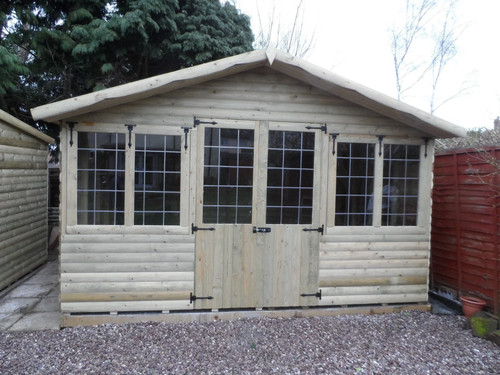 12x8 summer house log lap - summer,