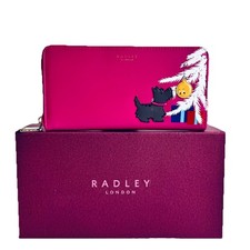RADLEY Purse Dark Pink Leather