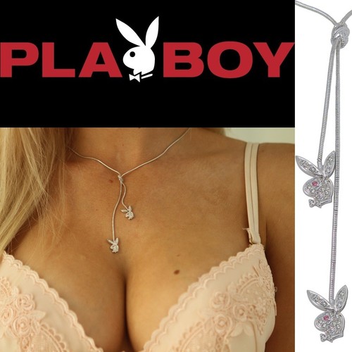 Playboy necklace bunny charm - y,