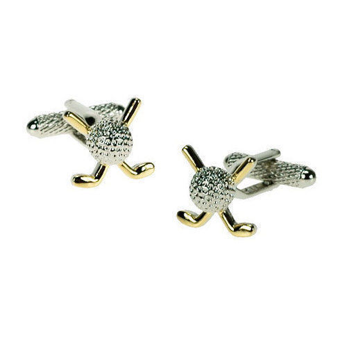 Rhodium plated silver golf - plated,