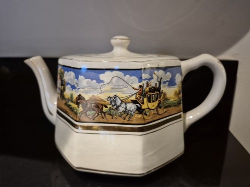 Celia gibsons octagonal teapot - gibsons,