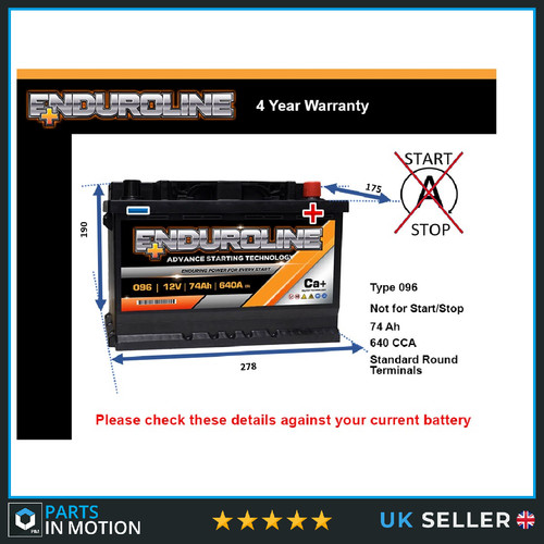 Battery fits lotus elan - lotus, evora