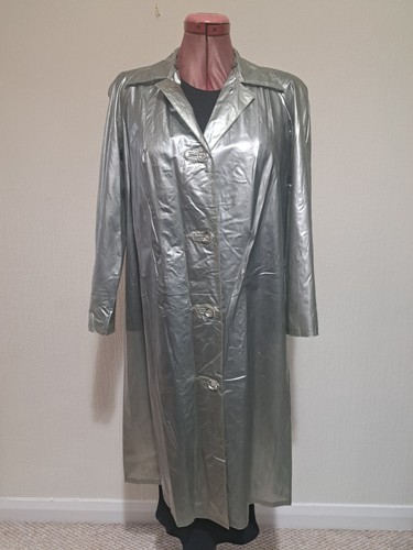 Pvc vintage raincoat - vintage, slightly