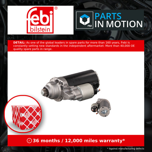 Starter motor fits golf - motor,