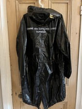 Supreme Comme Des Garçons CDG Black Shirt Fishtail Parka Raincoat