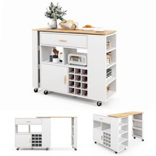2-in-1 Kitchen Island Bar